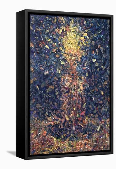 Fragmented Flame-James W Johnson-Framed Premier Image Canvas