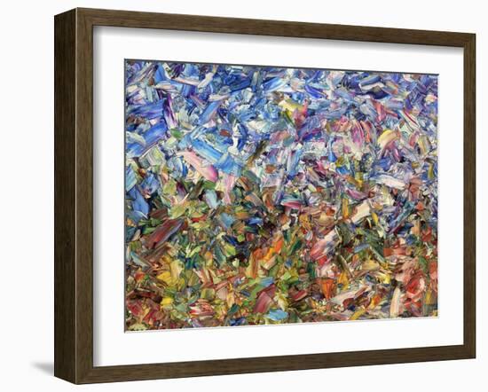 Fragmented Garden 9K-James W Johnson-Framed Giclee Print