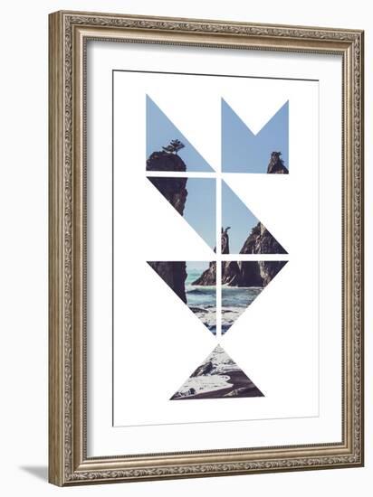 Fragmented View 1-Port 106 Project-Framed Giclee Print