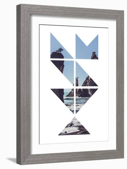 Fragmented View 1-Port 106 Project-Framed Giclee Print