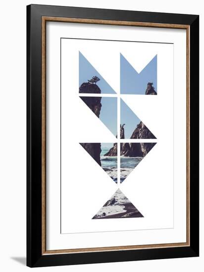 Fragmented View 1-Port 106 Project-Framed Giclee Print