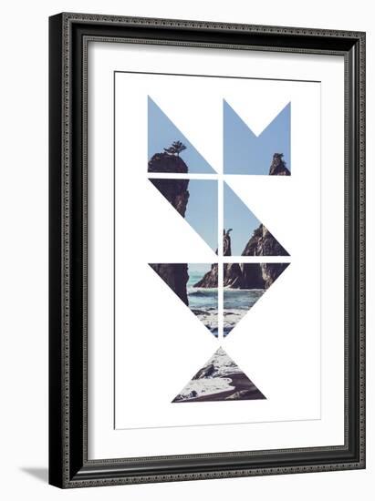 Fragmented View 1-Port 106 Project-Framed Giclee Print