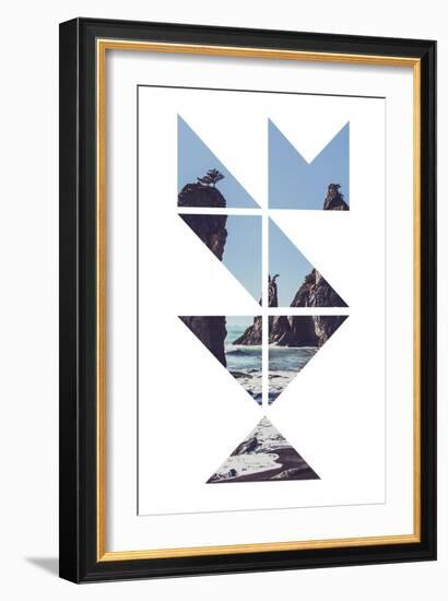 Fragmented View 1-Port 106 Project-Framed Giclee Print