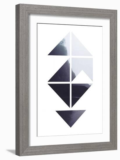 Fragmented View 3-Port 106 Project-Framed Giclee Print