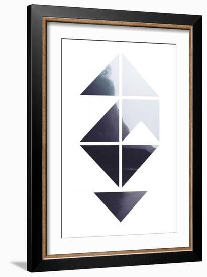 Fragmented View 3-Port 106 Project-Framed Giclee Print