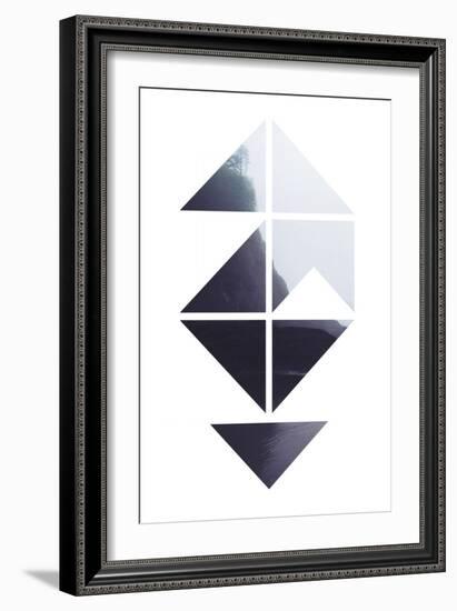 Fragmented View 3-Port 106 Project-Framed Giclee Print