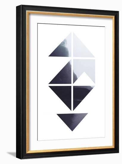 Fragmented View 3-Port 106 Project-Framed Giclee Print