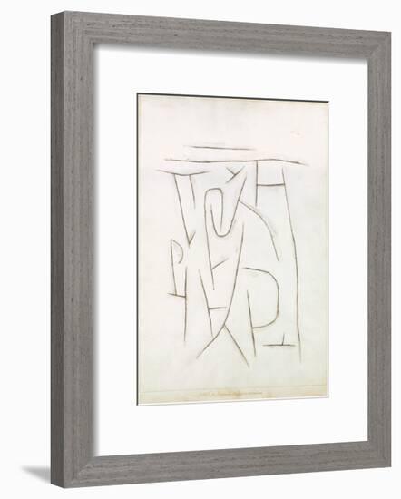 Fragments of the Area from Long Ago, c.1937-Paul Klee-Framed Art Print