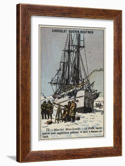 Fram, Ship Specially Designed for Polar Expeditions-null-Framed Giclee Print