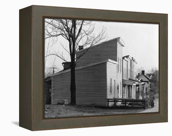 Frame house in Fredericksburg, Virginia, 1936-Walker Evans-Framed Premier Image Canvas