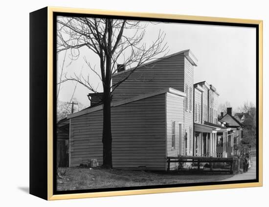 Frame house in Fredericksburg, Virginia, 1936-Walker Evans-Framed Premier Image Canvas