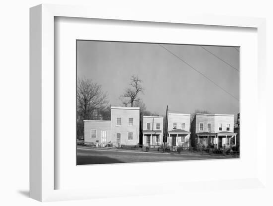 Frame houses in Fredericksburg, Virginia, 1936-Walker Evans-Framed Photographic Print