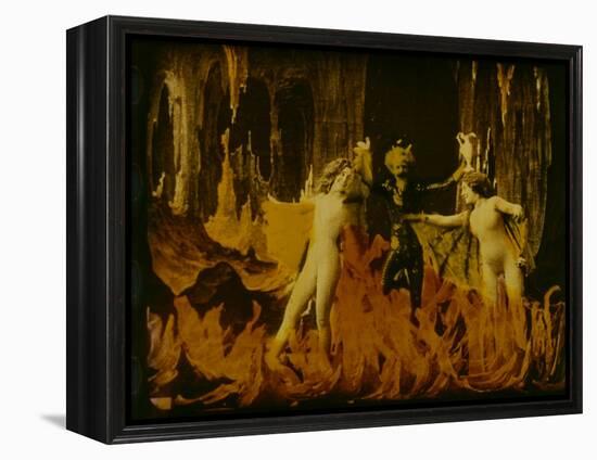 Frame of Hand-Tinted French Silent Film-Fritz Goro-Framed Premier Image Canvas