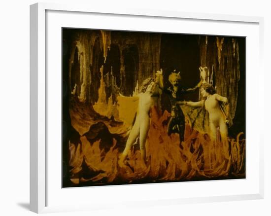 Frame of Hand-Tinted French Silent Film-Fritz Goro-Framed Photographic Print