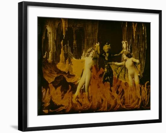 Frame of Hand-Tinted French Silent Film-Fritz Goro-Framed Photographic Print