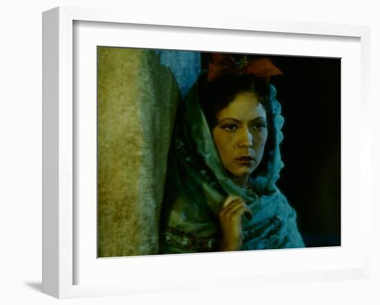 Frame of Hand-Tinted Silent Film-Fritz Goro-Framed Photographic Print
