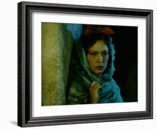 Frame of Hand-Tinted Silent Film-Fritz Goro-Framed Photographic Print