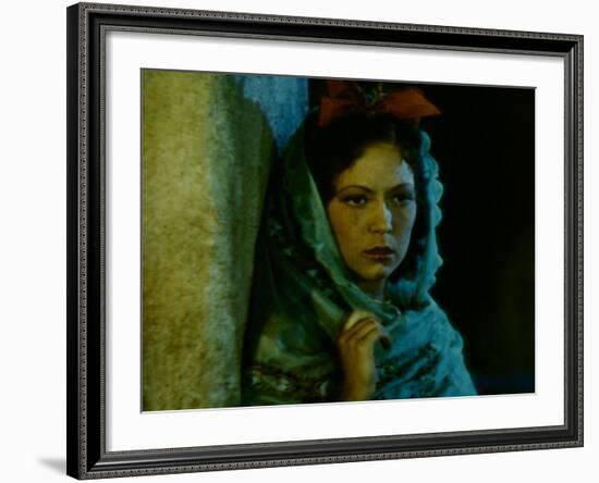 Frame of Hand-Tinted Silent Film-Fritz Goro-Framed Photographic Print