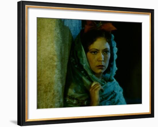 Frame of Hand-Tinted Silent Film-Fritz Goro-Framed Photographic Print