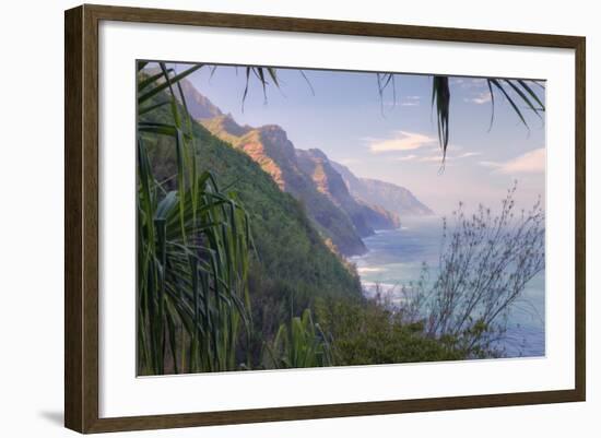 Framed Coast, Kauai-Vincent James-Framed Photographic Print