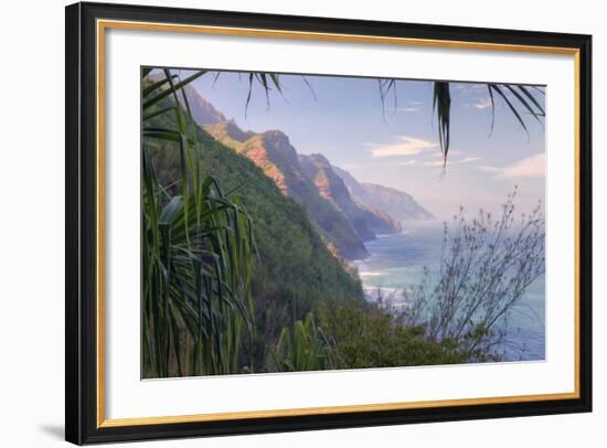 Framed Coast, Kauai-Vincent James-Framed Photographic Print