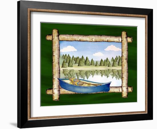 Framed Lake View III-Andi Metz-Framed Art Print