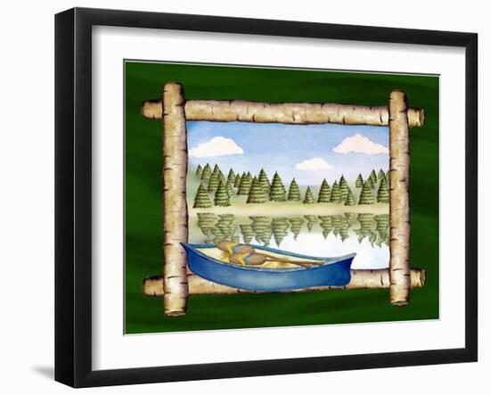 Framed Lake View III-Andi Metz-Framed Art Print