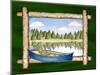 Framed Lake View III-Andi Metz-Mounted Art Print