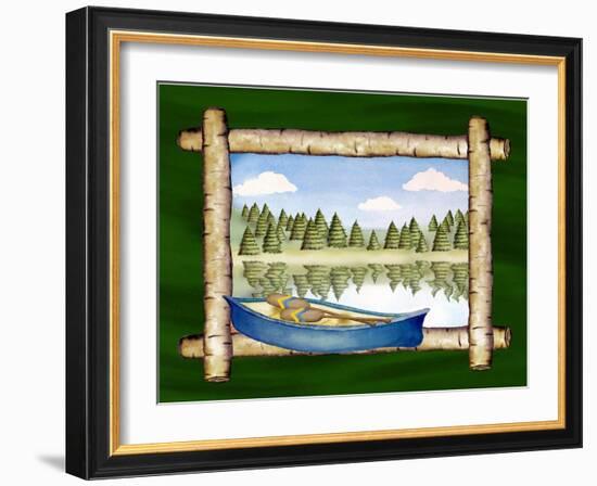 Framed Lake View III-Andi Metz-Framed Art Print