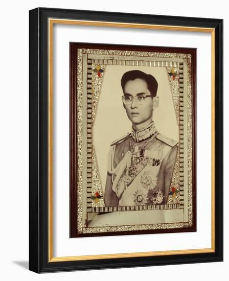 Framed Portrait of King Bhumibol Adulyadej-null-Framed Photographic Print