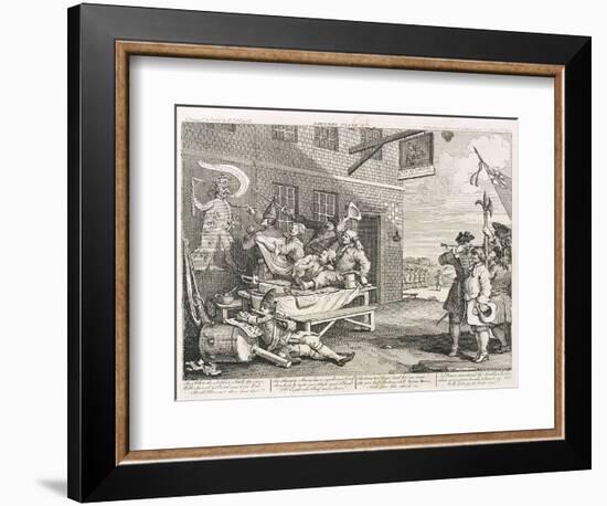 France, 1756-William Hogarth-Framed Giclee Print