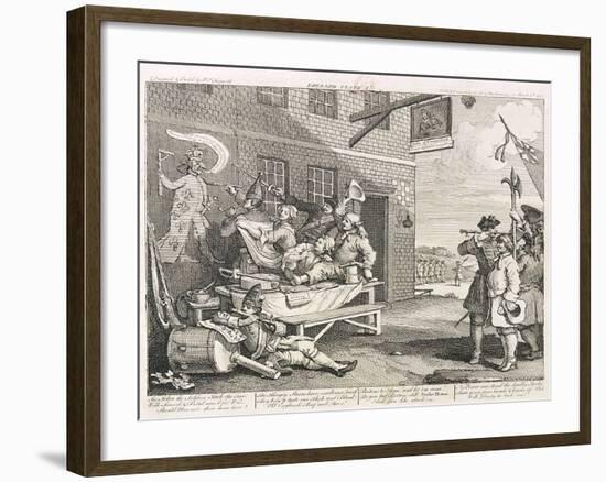 France, 1756-William Hogarth-Framed Giclee Print