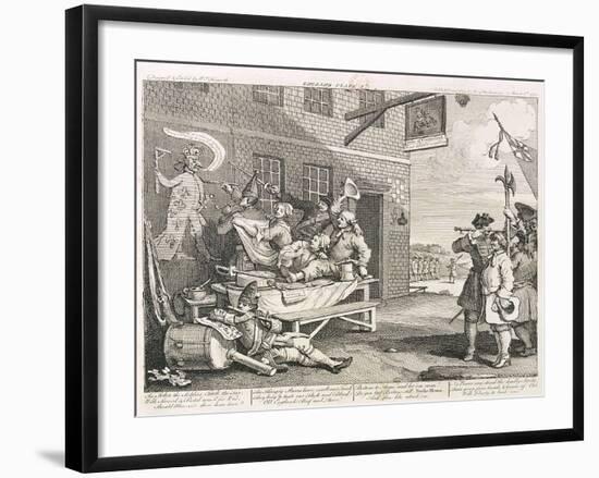 France, 1756-William Hogarth-Framed Giclee Print