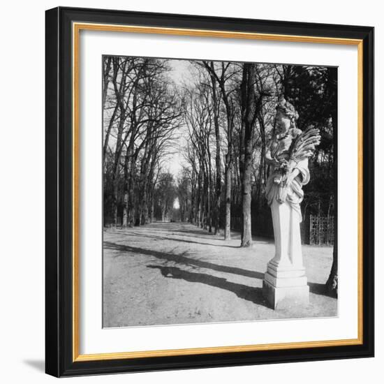 France, 1920 - The Park, Versailles-Eugene Atget-Framed Art Print