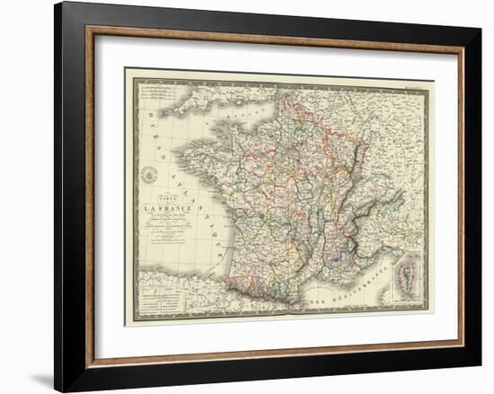 France a l'Epoque de 1789-Adrien Hubert Brue-Framed Art Print