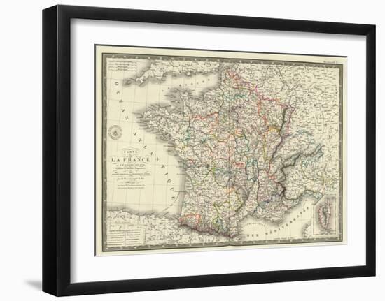 France a l'Epoque de 1789-Adrien Hubert Brue-Framed Art Print