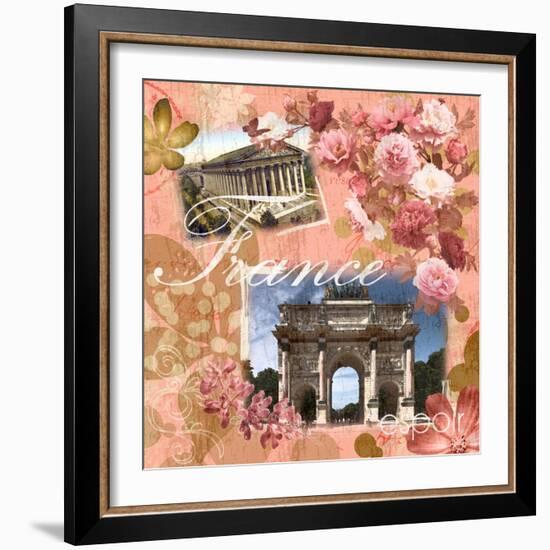 France Amour Coral-Lauren Gibbons-Framed Art Print