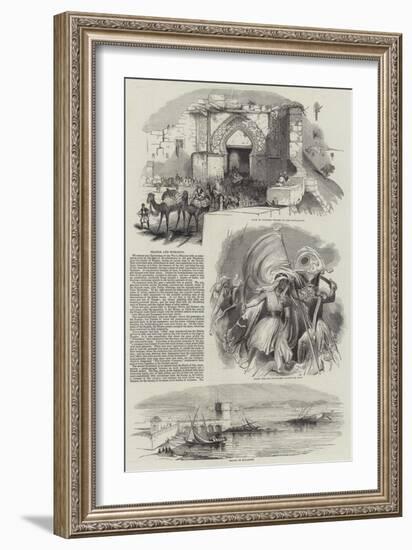 France and Morocco-null-Framed Giclee Print