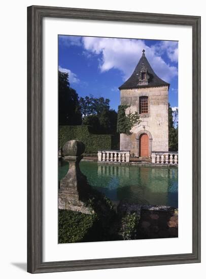 France, Aquitaine, Eyrignac Manor Gardens-null-Framed Giclee Print