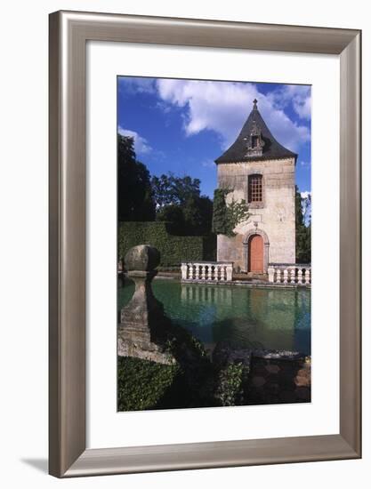 France, Aquitaine, Eyrignac Manor Gardens-null-Framed Giclee Print