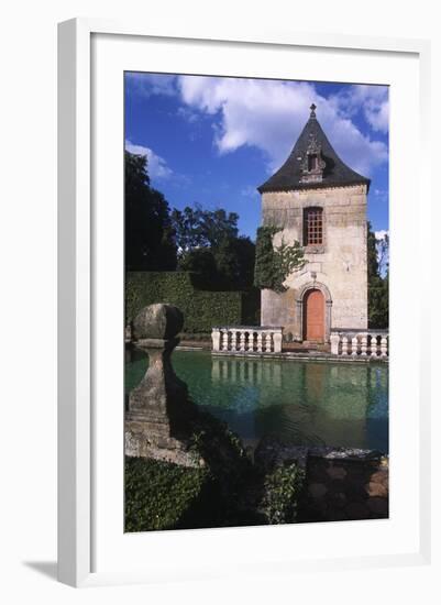 France, Aquitaine, Eyrignac Manor Gardens-null-Framed Giclee Print