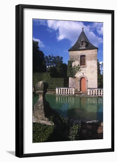 France, Aquitaine, Eyrignac Manor Gardens-null-Framed Giclee Print