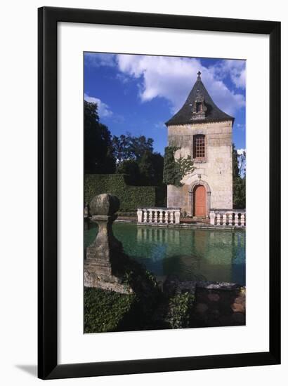France, Aquitaine, Eyrignac Manor Gardens-null-Framed Giclee Print