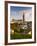 France, Aquitaine Region, Gironde Department, St-Emilion, Wine Town, Town View with Eglise Monolith-Walter Bibikow-Framed Photographic Print