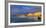 France, Biarritz, Pyrenees-Atlantique, Panorama of Grand Plage at Sunset-Shaun Egan-Framed Photographic Print