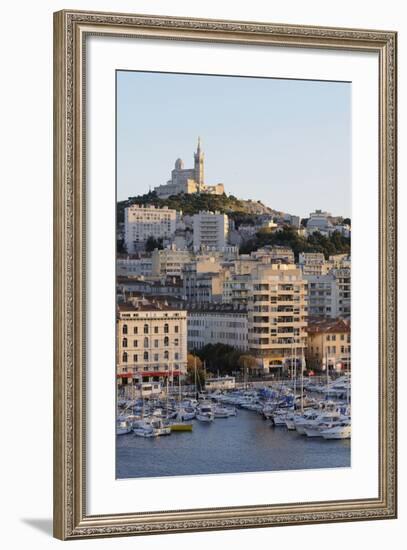 France, Bouches Du Rhone, Marseille. Cityscape and Waterfront-Kevin Oke-Framed Photographic Print