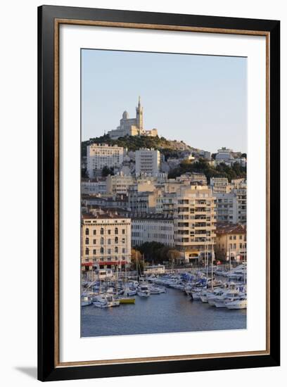 France, Bouches Du Rhone, Marseille. Cityscape and Waterfront-Kevin Oke-Framed Photographic Print