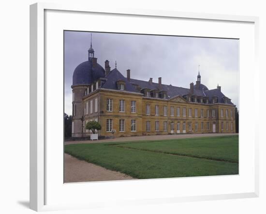 France, Bourgogne, Surroundings of Palinges, Castle of Digoine-null-Framed Giclee Print