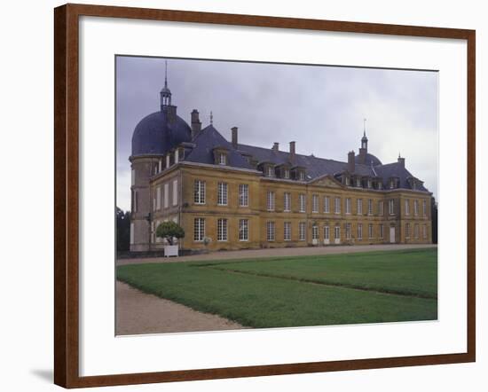 France, Bourgogne, Surroundings of Palinges, Castle of Digoine-null-Framed Giclee Print