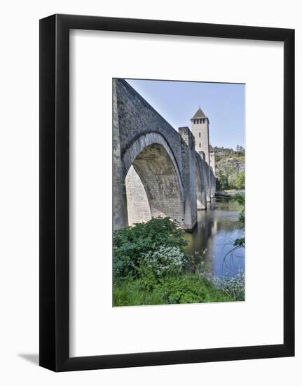 France, Cahors. Pont Valentre over the Lot river-Hollice Looney-Framed Photographic Print